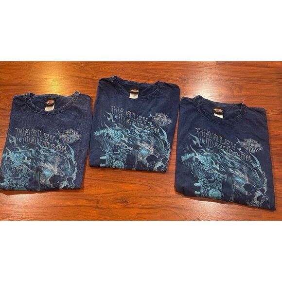HARLEY DAVIDSON MENS LOT OF 3 SHIRTS SIZES 3XL - Picture 1 of 6